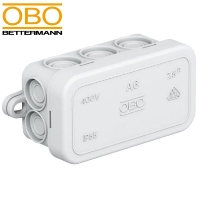 Κουτί Επίτοιχο 80mmX43mm IP55 Γκρι OBO BetterMann 8023